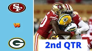 Green Bay Packers vs. San Francisco 49ers Full Highlights 2nd QTR | NFL 2023 Divisional Round