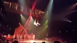 Cirque du Soleil Performer Falls