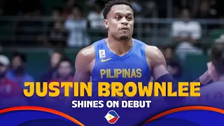 🇵🇭 Justin Brownlee shines on debut | Full Highlights | #FIBAWC Qualifiers