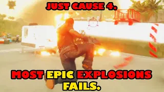 JUST CAUSE 4: EPIC EXPLOSIONS FAILS (RAGDOLL PHYSICS)
