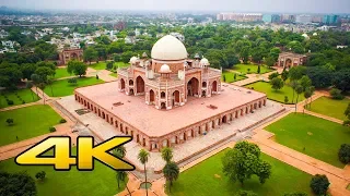 Beautiful World Heritage Sites in Delhi, India in 4K Ultra HD