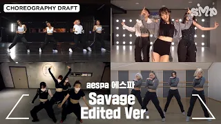 aespa 에스파 ‘Savage’ Choreography Draft (Edited Ver.)