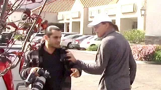 Angry Bruce Jenner Shoves Photographer [2014]