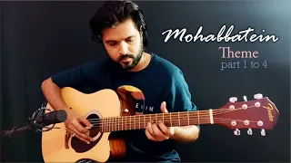 Mohabbatein - Love Theme Instrumental | Guitar Cover Tabs | Elite Music Akola