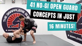 41 No Gi Open Guard Concepts In Just 16 Minutes By Jason Scully BJJ Grappling
