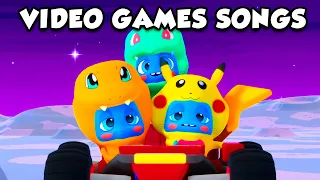 🎮 VIDEO GAME SONGS ⭐️ Super Mario, Tetris, Peaches, Pokemon ⭐️ Gaming covers by The Moonies Official