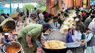 FREE Food in Ramadan Iftar Time | 1000+ People Iftar | Biggest Iftar in Afghanistan