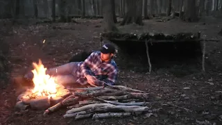 Cooking dinner over the camp fire