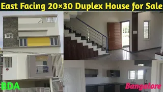 East Facing 20×30 Duplex House for Sale nearby IT Companies in Bangalore|8553863957|Vid108