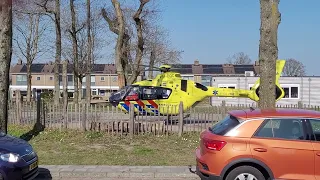 trauma helikopter in Roden  23 maart 2o22