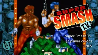 Super Smash TV (2 player co-op) SNES