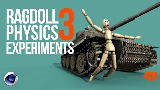 RagDoll Experiments 3 | Physics fun in Cinema 4D