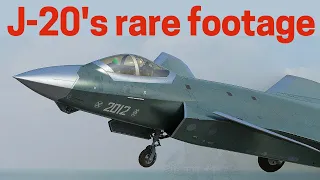 J-20 rare footage showing hard-to-see spots! Major progress in deployment