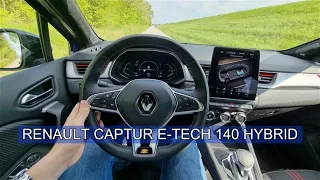 Renault Captur E-Tech 140 Hybrid - consumption on 130 km/h ( + city, POV)