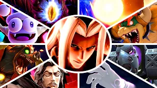 Sephiroth vs All Bosses in Super Smash Bros. Ultimate + Final Boss
