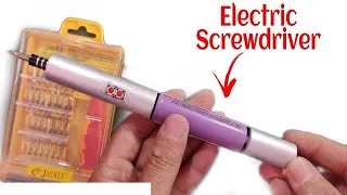 How To Make Powerful Electric Screw Driver with lithium battery charger from N20 Gearmotor