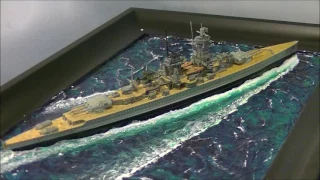 Graf Spee  1/700 scale diorama