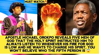 APST MIKE OROKPO REVEALS FIVE MEN OF GOD HE ALWAYS LISTEN TO WHENEVER HE WANTS TO CHARGE HIS SPIRIT🔥