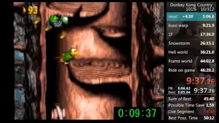 DKC3 Krematoa Warpless 21:49　ＷＲ