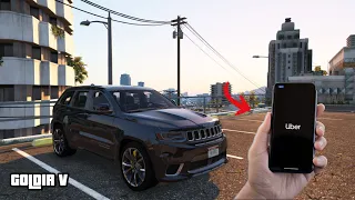 COMO INSTALAR UBER DRIVER [REVAMPED] - GTA V MODS PT