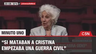 ENTREVISTA a ESTELA DE CARLOTTO en MINUTO UNO junto a GUSTAVO SYLVESTRE