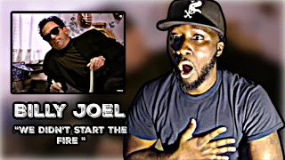 IS THIS HIS BIGGEST HIT SONG EVER?! Billy Joel - We Didn't Start the Fire (Official Video) REACTION