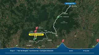 Stage 3 Route | Tour de Hongrie | 2024