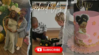 Weekend Vlog| Life with a Toddler| Hair care| Baby shower| Play date| Gatecrashing a birthday party