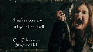 Ozzy Osbourne - Straight To Hell (Lyrics)