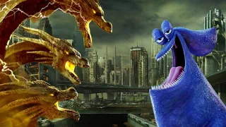 Ghidorah vs. Kraken (Hotel Transylvania)