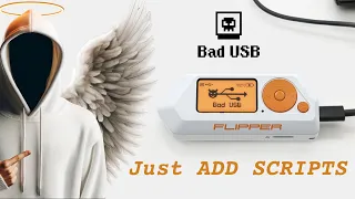 BadUSB - BASIC GUIDE - How to add scripts to Flipper Zero with STOCK FIRMWARE in 2024 - BAD USB