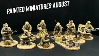 Painted Miniatures at No Man’s Land Studio August - Wargaming - Bolt Action