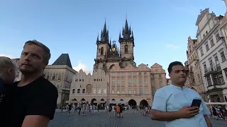 Walking PRAGUE Summer 2022 - 4K Walking Tour PRAGUE City Oldtown Czech Republic !!! August 2022