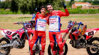 MARC MÁRQUEZ ME ENSEÑA A MONTAR EN MOTO - TheGrefg