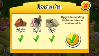 Upgrading Spa to level 5 | Hay day gameplay | Hayday level 55