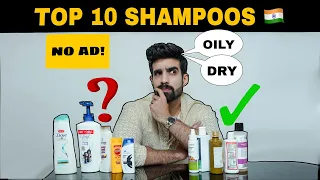 TOP 10 SHAMPOOS🇮🇳| BEST CHEMICAL FREE SHAMPOOS FOR ALL SCALP TYPES |NO PAID PROMOTION| TheFormalEdit