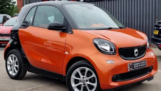 2015 (65) Smart Fortwo Passion 1.0 2Dr in Lava Orange. 13k Miles. 4 Services. NIL Tax. A/C. £6490