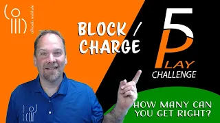 Five (5) Block Charge plays to challenge your skills. How many block/charge plays can you get right?