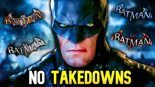 Can You Beat EVERY Arkham Game Without Takedowns?