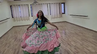 Gypsy dance. Gina Nyzhem. School of dance "Scheherazade", teacher,  Irina  Jammal. Iksal.7.05.2024.