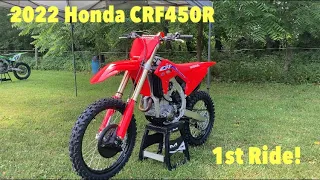 2022 Honda Crf450r First Ride!