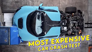 TOP 10 Most Expensive CAR CRASH TEST Revealed ..