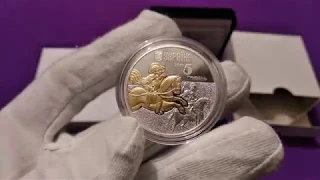 Стоит инвестировать Конь 2019 5 гривен серебро Кінь самая красивая монета Украины лошадь