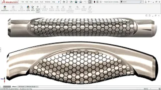 Exercise 63: How to make 'Textured Hand Grip' in Solidworks 2018