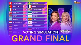 Eurovision 2024 | GRAND FINAL - Voting Simulation (Fan Jury + YOUR Voting)