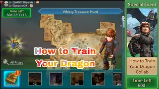 How To Train Your Dragon Collab - Viking Treasure Hunt - Berk Festival - Lords Mobile