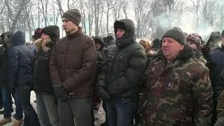 Yanukovych supporters in Ukraine rally in Kiew to oppose amnesty