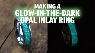 Making a Glow-In-The-Dark Opal Inlay Ring (In-Depth)