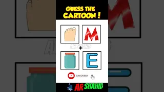 Guess the Cartoon by Emoji Challenge (Part 1) | Hindi Paheliyan Riddles #shorts #queeddle