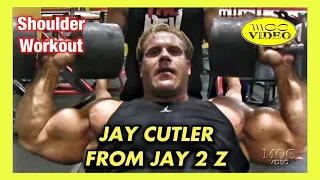 Jay Cutler - Shoulder Workout At Venice Golds - From Jay 2 Z DVD (2007)